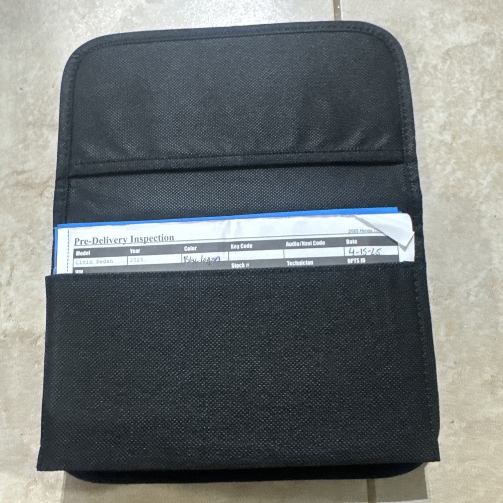 2025 Honda Civic Sedan Owners Manual With Case OEM - Picture 2 of 5